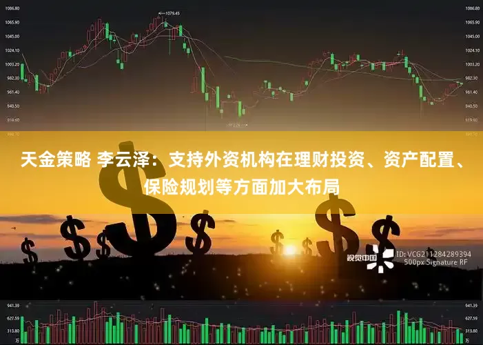 天金策略 李云泽：支持外资机构在理财投资、资产配置、保险规划等方面加大布局